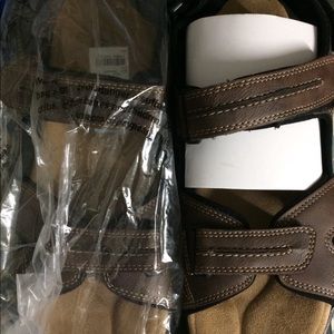 New and unused Bass sandals